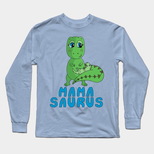 Mamasaurus Long Sleeve T-Shirt by Character Alley